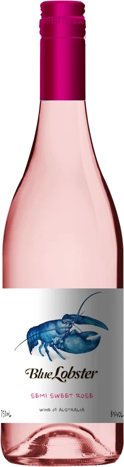 蓝龙虾半甜桃红葡萄酒