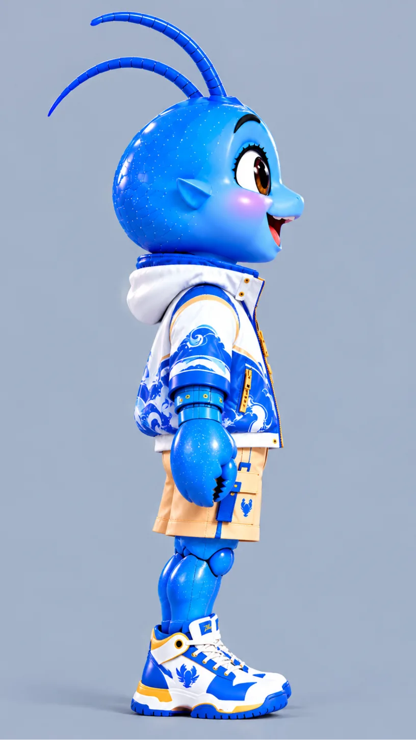 虾哥 BLUE 侧面角色形象