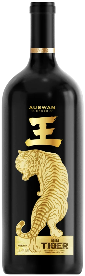 天鹅庄大王酒生肖葡萄酒完整瓶身